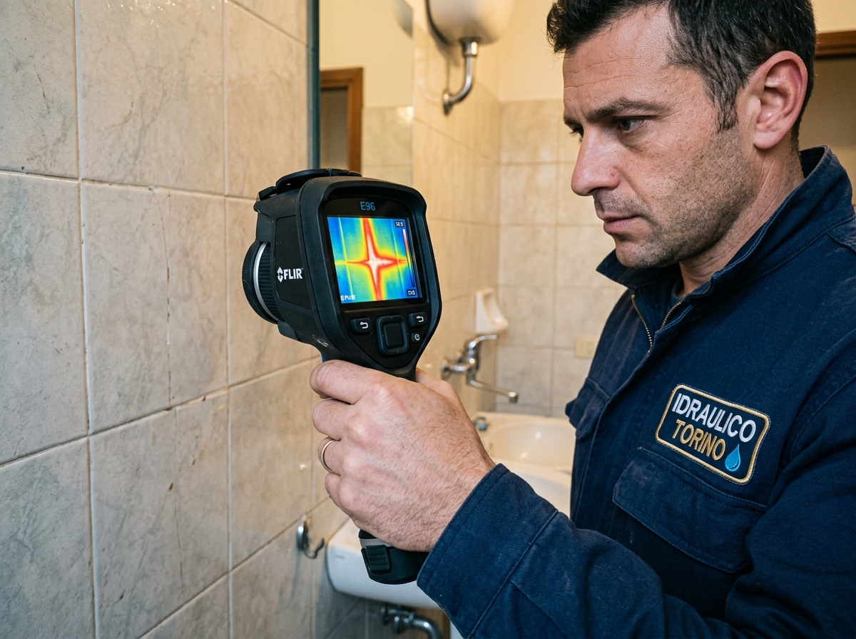 Idraulico Torino Ricerca Infiltrazioni con Termocamera Radiometrica Flir E8-XT